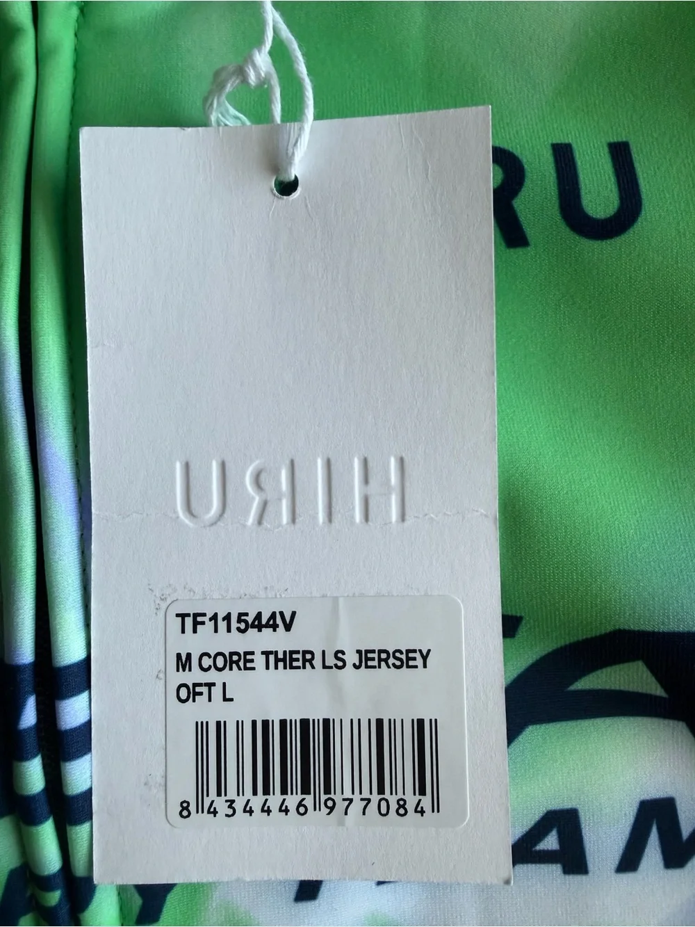 Men's Cycling Jersey - Neon Green/Blue